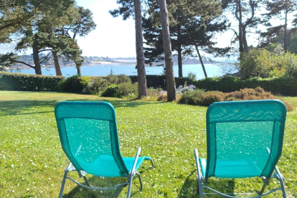 Villa 10P, Exposition Sud, La Plage De Sable Au Bout Du Jardin 圣布里亚克滨海 外观 照片